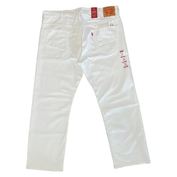Levi Strauss & Co. 569 Loose Straight White Jeans 38x30 - Picture 2 of 10